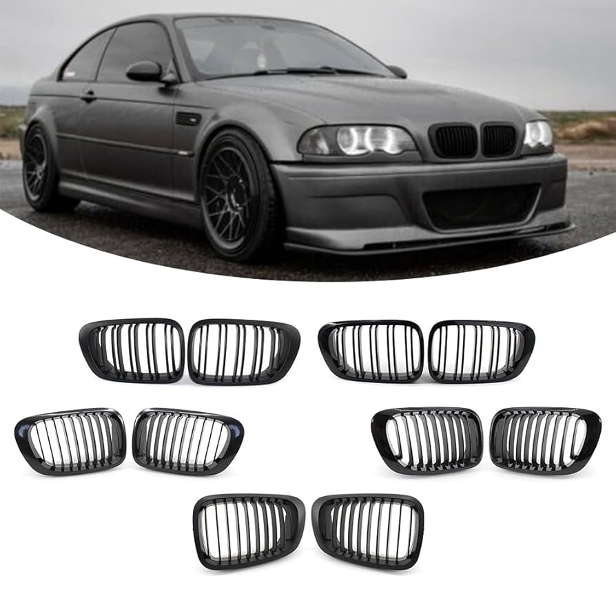 Amazon | 3シリーズ E46 M3 クーペ カブリオ向け フロントグリル